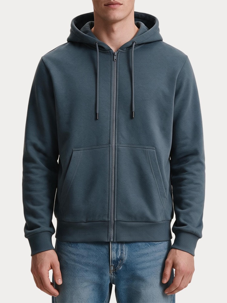ΦΟΥΤΕΡ ΖΑΚΕΤΑ JACK&JONES JJEBRADLEY SWEAT ZIP HOOD NOOS TURBULENCE
