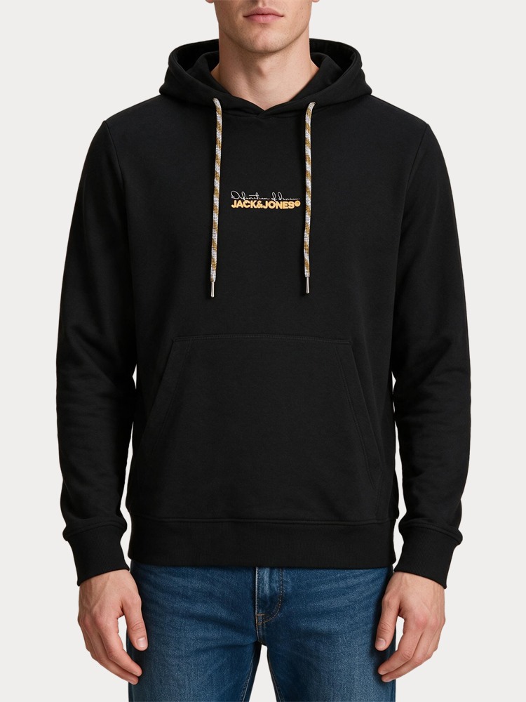 ΦΟΥΤΕΡ JACK&JONES JJKENDRICK SWEAT HOOD BLACK