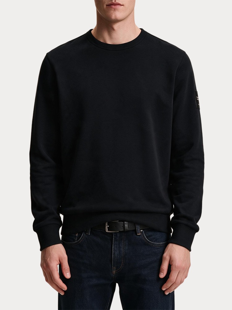 ΦΟΥΤΕΡ JACK&JONES JJCLEVELAND SWEAT CREW NECK LN BLACK