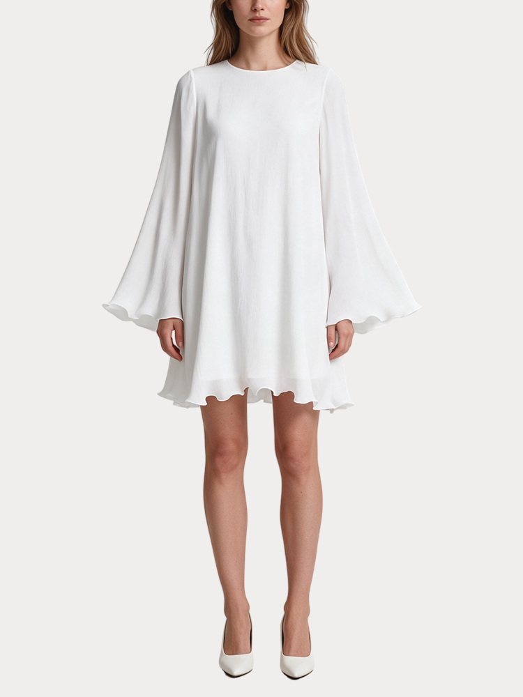 ΦΟΡΕΜΑ ONLY PIERA LIFE LS PLISSE WVN BRIGHT WHITE