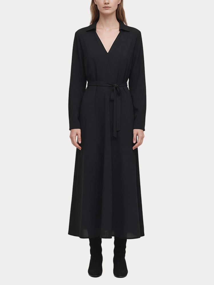 ΦΟΡΕΜΑ ONLY NOVA LIFE ELITE L/S RENNA LONG DRESS BLACK