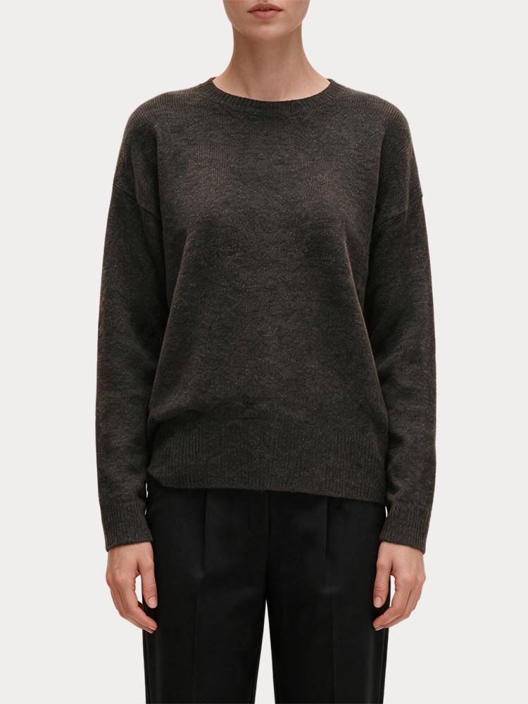 ΠΛΕΚΤΑ ONLY ONLOLIVIA LS O-NECK CC KNT MOLE