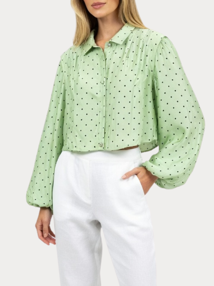 ΠΟΥΚΑΜΙΣΟ CACHE CACHE GREEN DOTS