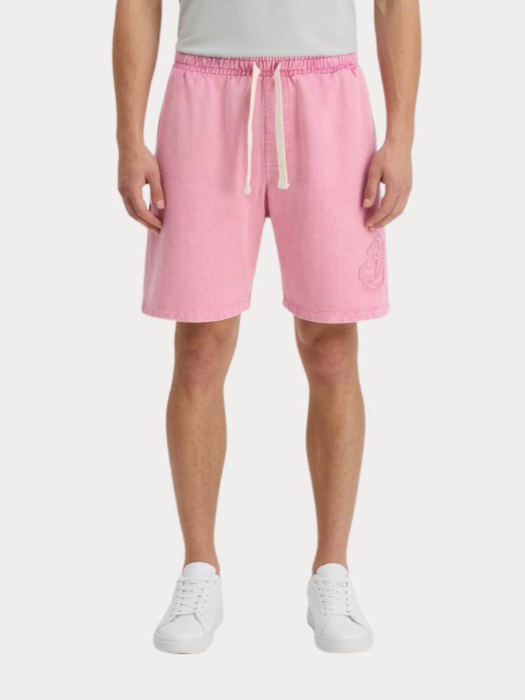 SHORTS ΦΟΡΜΕΣ JACK&JONES 12296528 JPSTBILL POP WASHED SWEAT SHORTS SRT ΡΟΖ