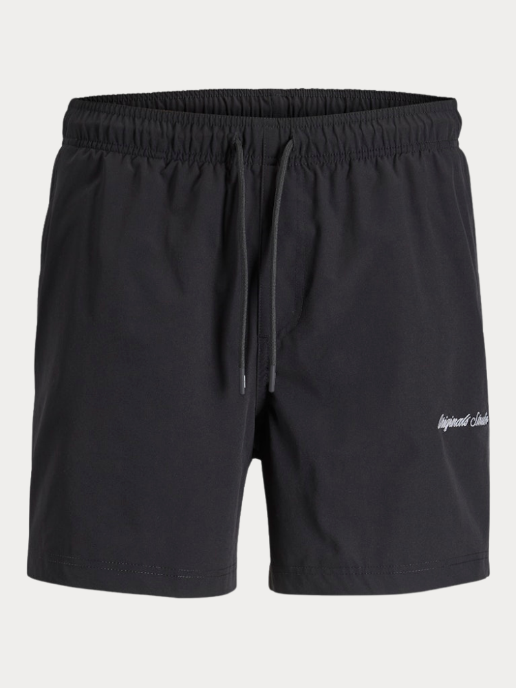 ΜΑΓΙΟ JACK&JONES 12291434 JPSTMAUI NORREBRO SWIM SHORTS REG RET ΜΑΥΡΟ