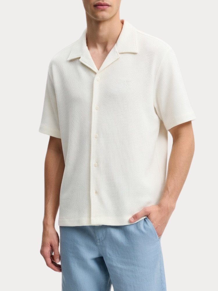 OVERSHIRT CALVIN KLEIN WAFFLE TOFU