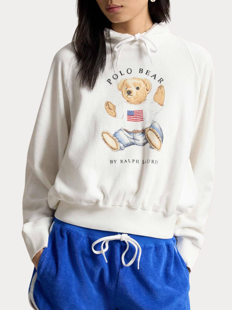 ΦΟΥΤΕΡ POLO RALPH LAUREN TOWEL TEDDY WHITE