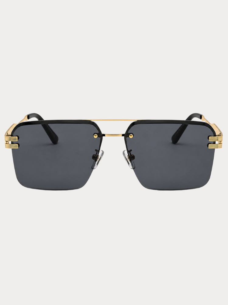 SUNGLASSES CV PARIS METAL AVIATOR GOLD / BLACK