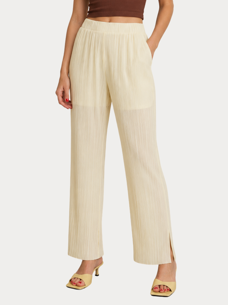 ΠΑΝΤΕΛΟΝΙ VERO MODA VMSUTTON HW PLEATED PANT SB6 CP BEIGE