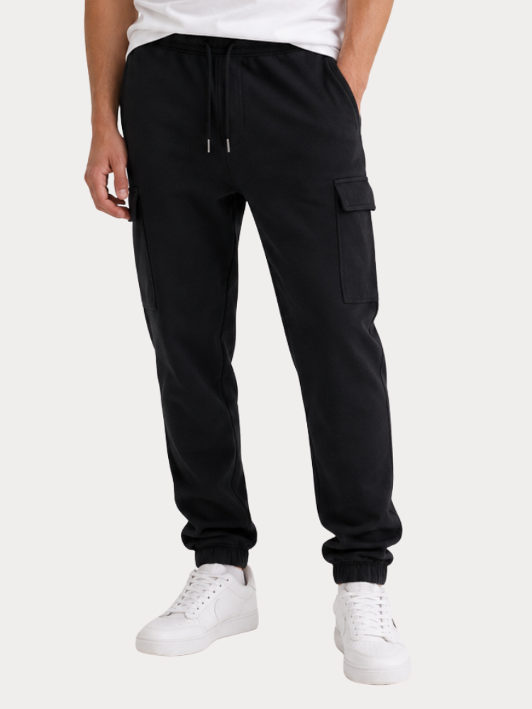 ΦΟΡΜΑ ΠΑΝΤΕΛΟΝΙ JACK&JONES JPSTKANE MILTA CARGO SWEAT PANTS BLACK