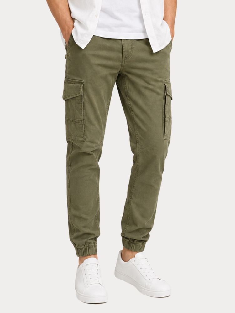 ΑΝΔΡΙΚΟ ΠΑΝΤΕΛΟΝΙ CARGO PAUL FLAKE AKM 542 OLIVE NIGHT