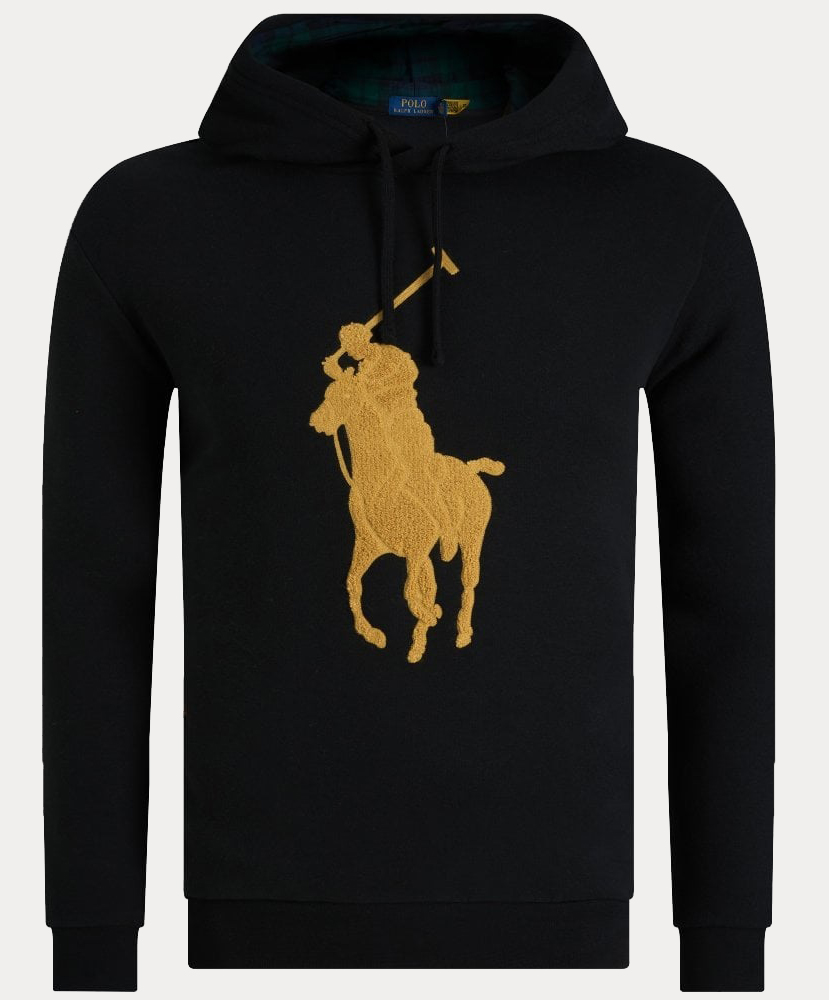 ΑΝΔΡΙΚΟ ΦΟΥΤΕΡ POLO RALPH LAUREN L/S FLEECE HOODIE BLACK