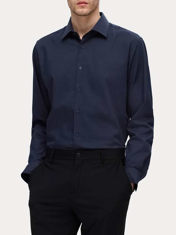 ΠΟΥΚΑΜΙΣΟ SELECTED SLHSLIM-PERFORMANCE SHIRT LS SKY CAPTAIN