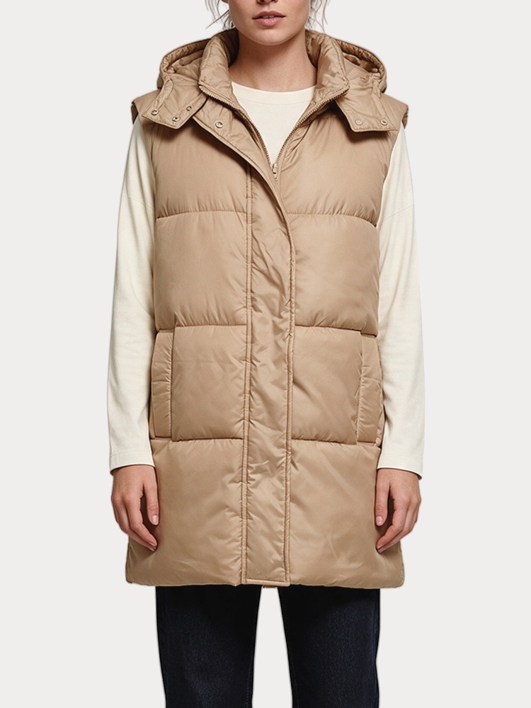 ΓΙΛΕΚΟ ONLY ONLDEMY PADDED WAISTCOAT OTW CUBAN SAND