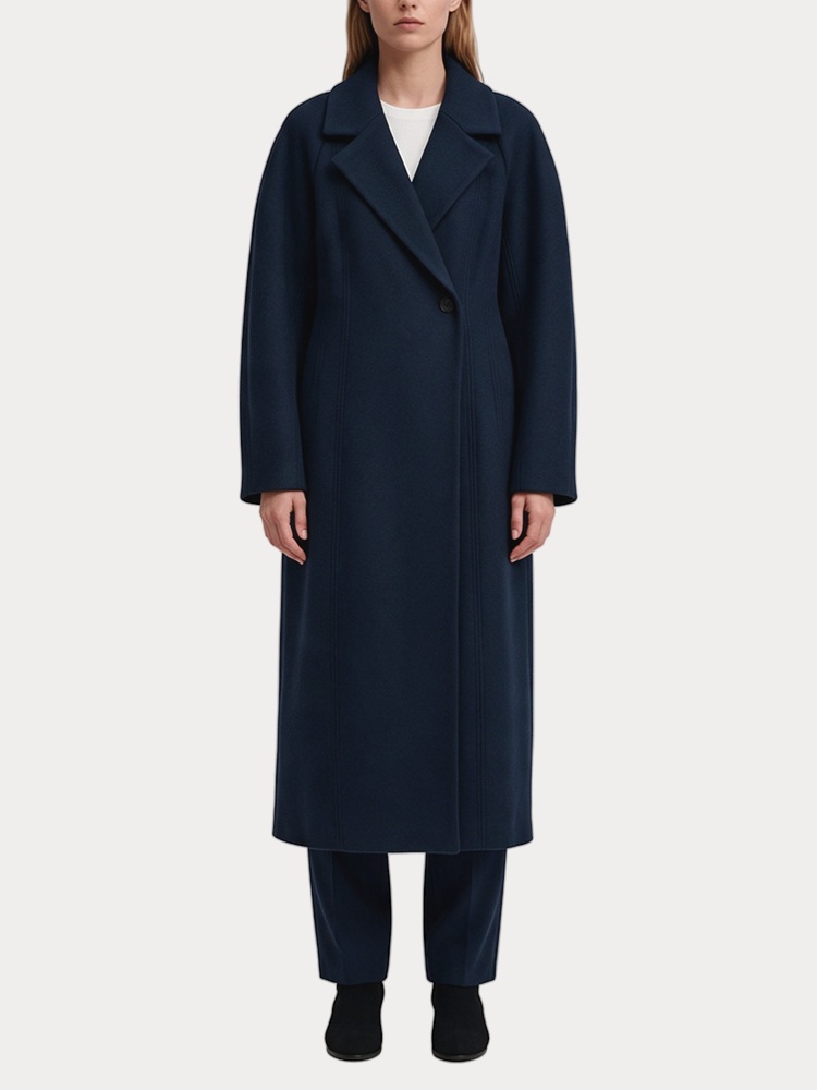 ΠΑΛΤΟ VERO MODA VMAUTUMNCARRIE LONG COAT PRM NAVY BLAZER