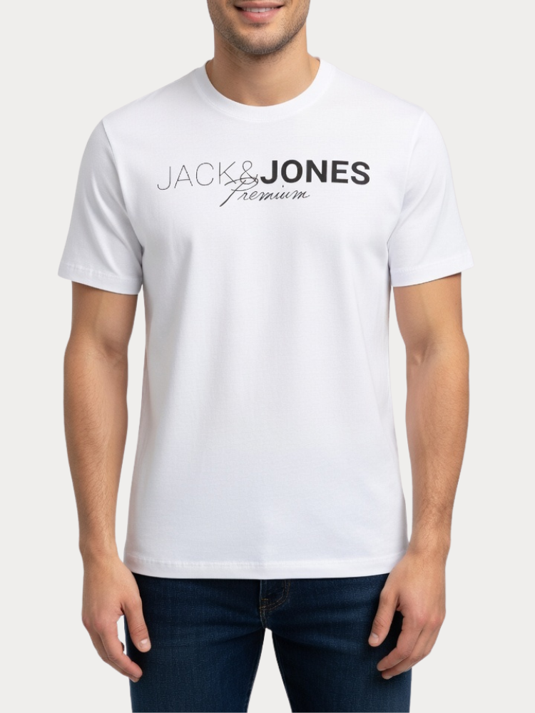 T-SHIRT JACK & JONES JPRBLANEO WHITE