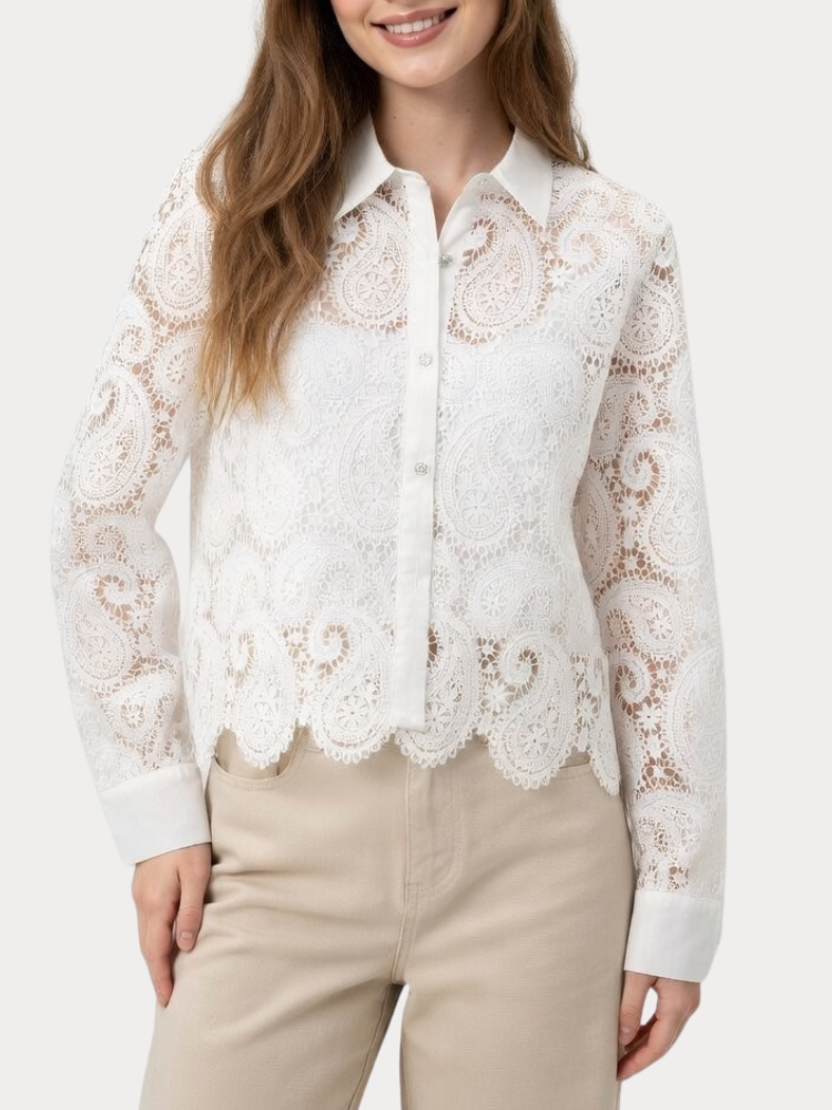 ΠΟΥΚΑΜΙΣΟ CACHE CACHE WHITE