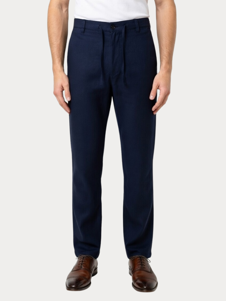 ΠΑΝΤΕΛΟΝΙ SELECTED SLM172-SLIMTAPE BRODY LINEN BLD DARK SAPHIRE