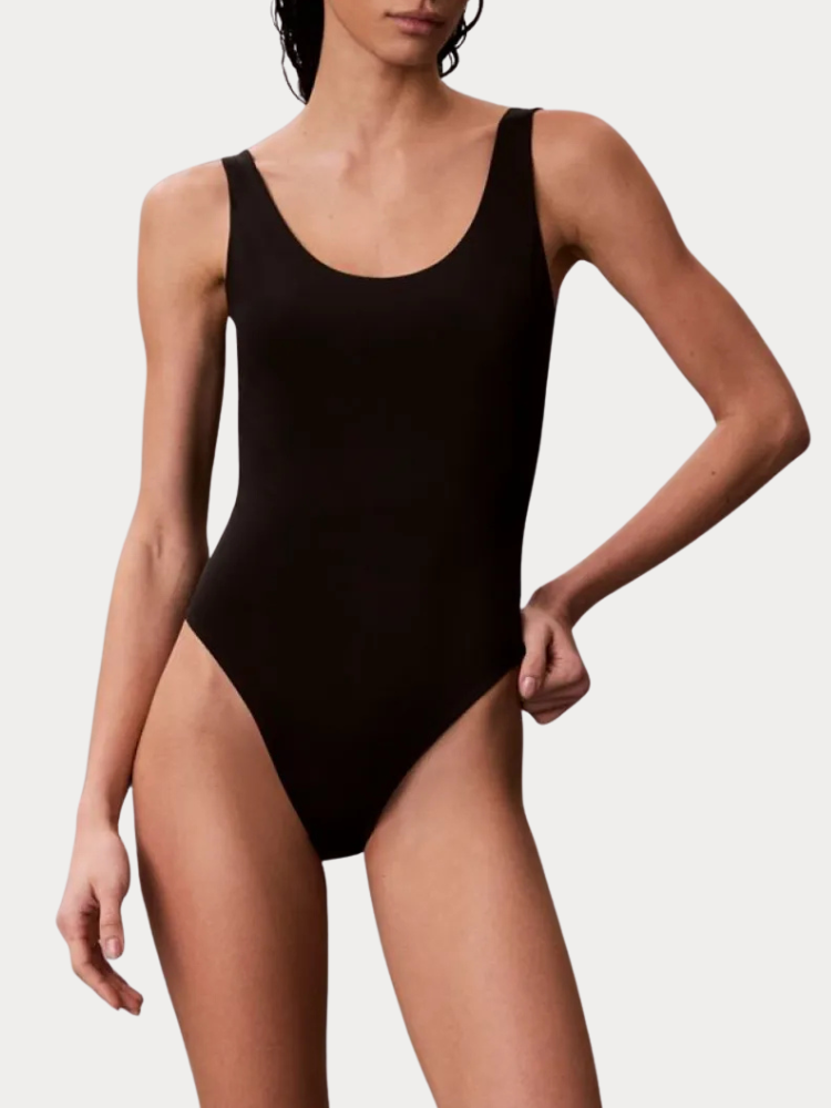 ΟΛΟΣΩΜΟ ΜΑΓΙΟ CALVIN KLEIN SCOOPBACK ONE PIECE BLACK