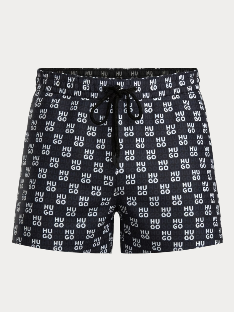 ΜΑΓΙΟ HUGO AARON LOGO NAVY