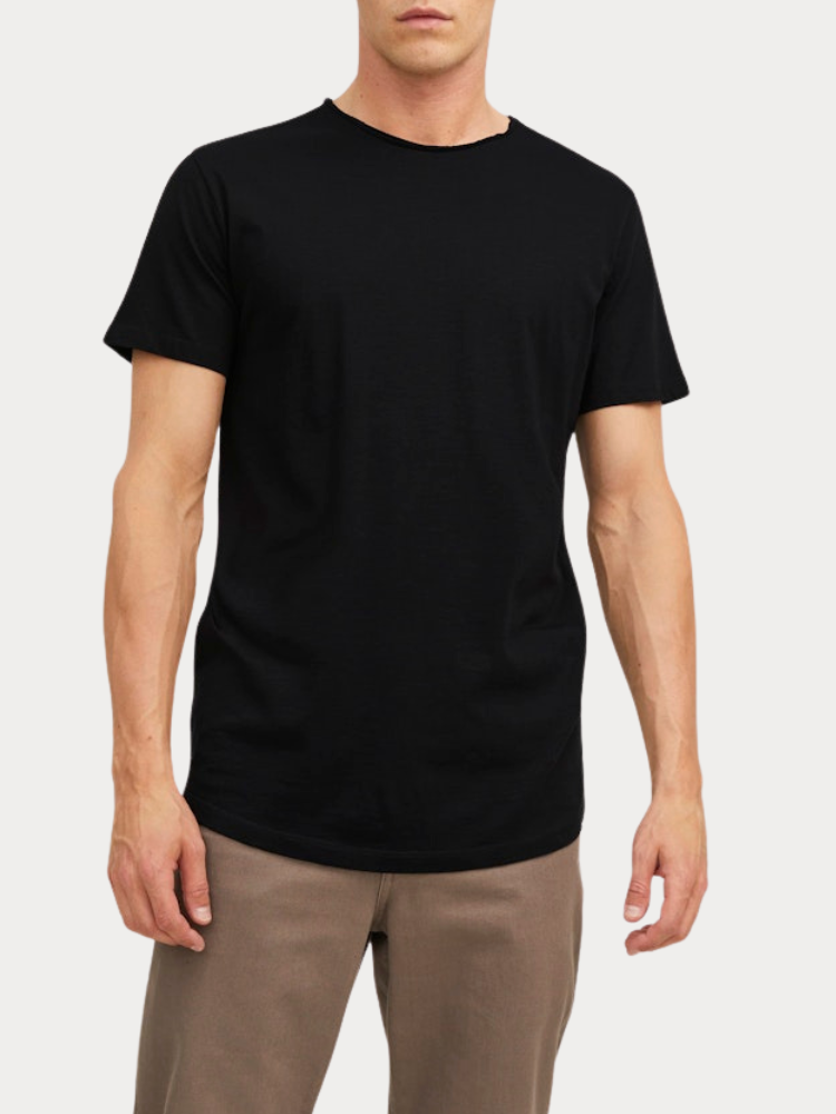 T-SHIRT JACK & JONES JJEBASHER TEE O-NECK BLACK