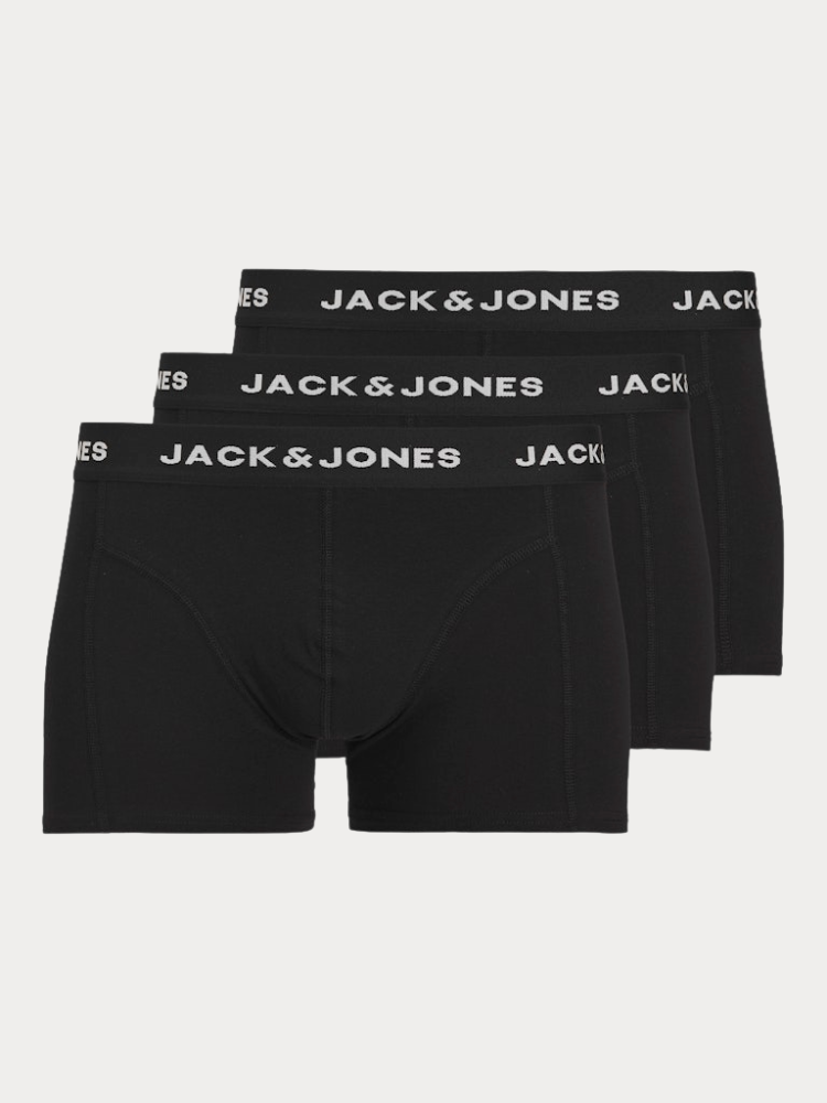 ΕΣΩΡΟΥΧΟ 3TEM. JACK & JONES JACANTHONY TRUNKS 3 PACK BLACK