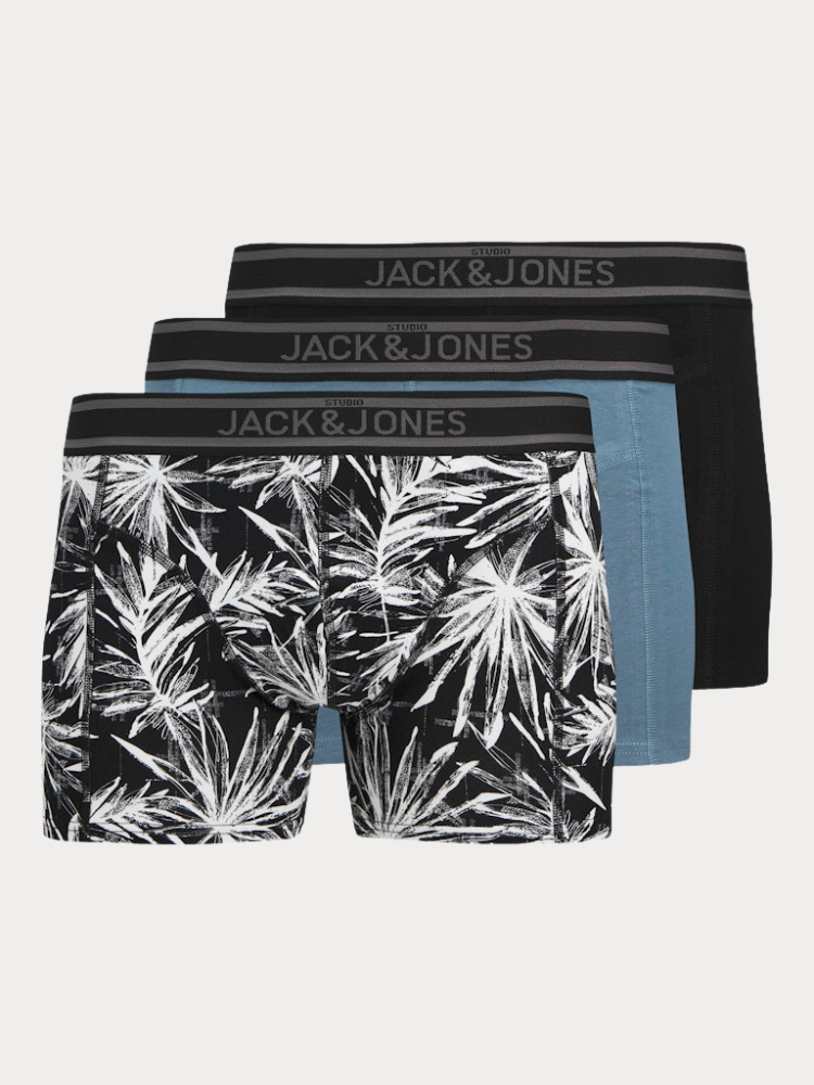 3ΤΕΜ ΕΣΩΡΟΥΧΑ JACK & JONES JACRICHARD TRUNKS MULTI BLACK