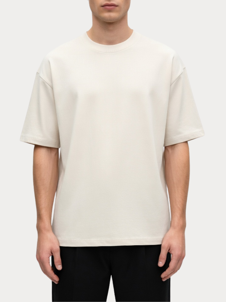 T-SHIRT JACK & JONES JJBRADLEY TEE SS O-NECK MOONBEAM