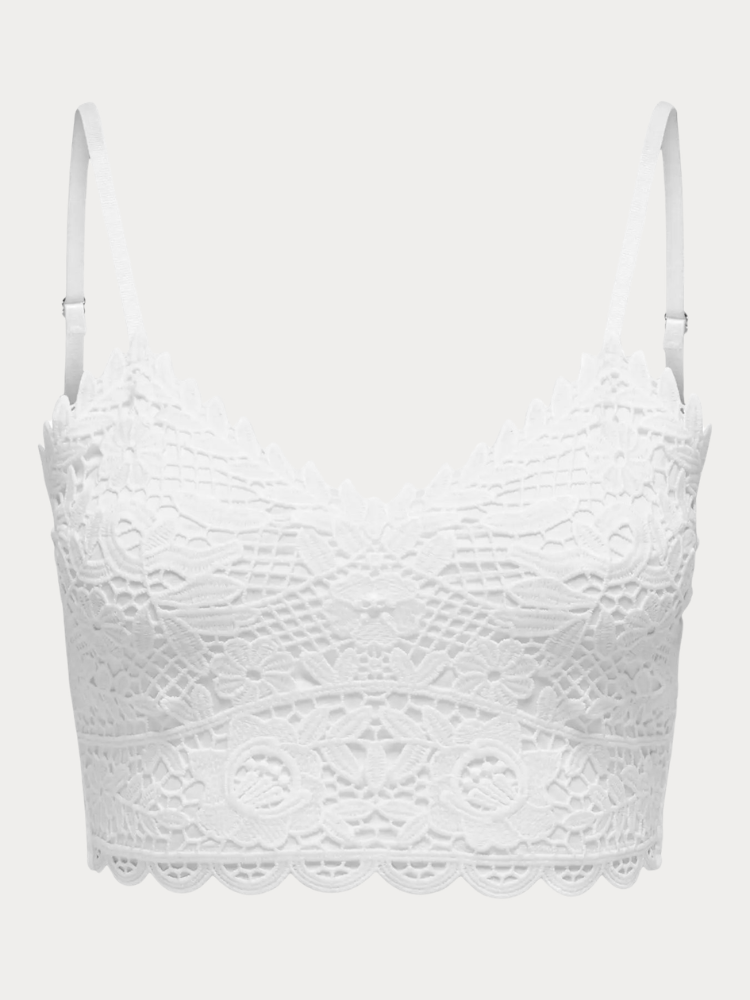 TOP ONLY HONEY STRAP CLOUD DANCER