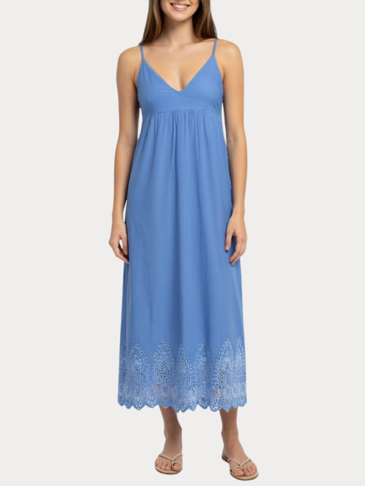 ΦΟΡΕΜΑ ONLY TULUM EMB LONG STRAP BLUE BONNET