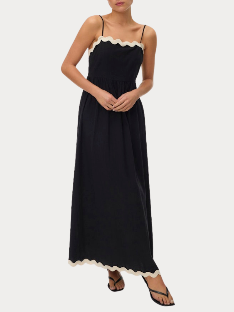 ΦΟΡΕΜΑ VERO MODA VMJENNA SINGLET ANKLE DRESS BLACK