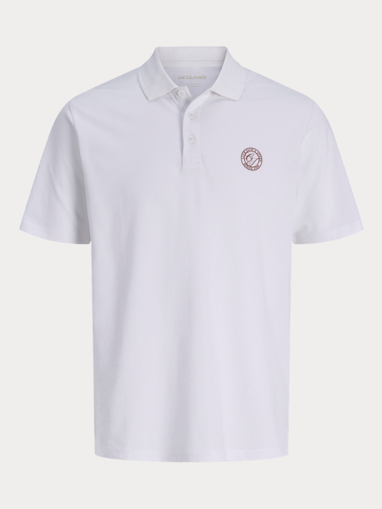 POLO JACK & JONES JJALLIANCE BRIGHT WHITE