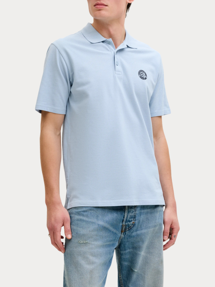 POLO JACK & JONES JJALLIANCE CELESTIAL BLUE