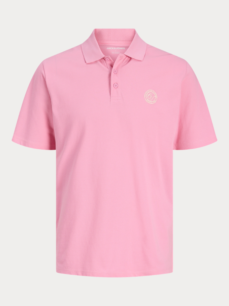 POLO JACK & JONES JJALLIANCE PRISM PINK