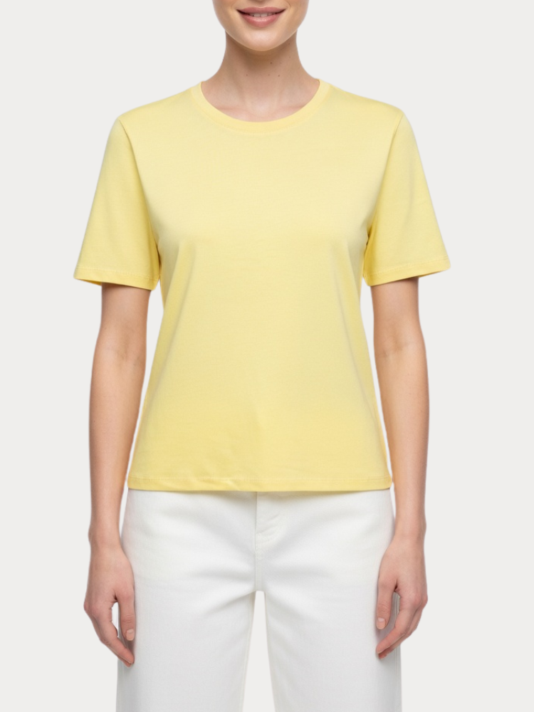 T-SHIRT ONLY HAPPY S/S O-NECK SUNLIGHT