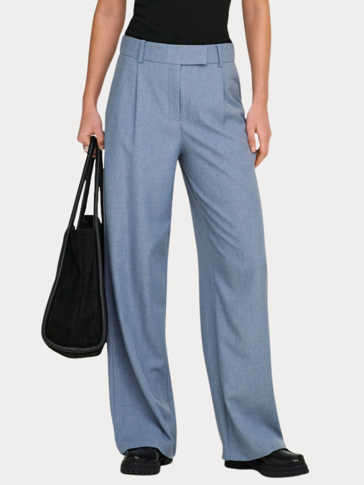 ΠΑΝΤΕΛΟΝΙ ONLY LINDA HW STR MEL PANTS TLR VINTAGE INDIGO MELANGE