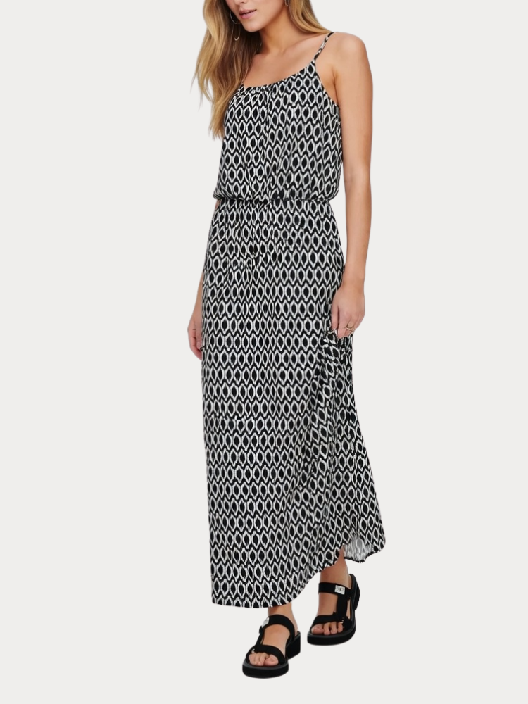 ΦΟΡΕΜΑ ONLY WINNER S/L MAXI DRESS BLACK