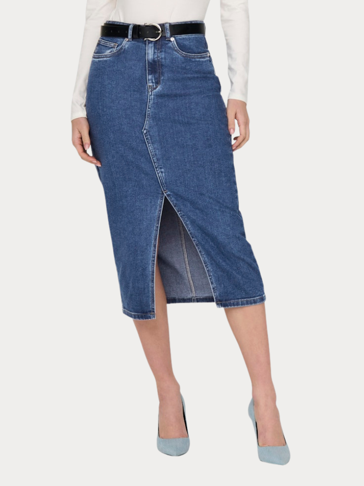 ΦΟΥΣΤΑ ONLY SIRI FRONT SLIT MEDIUM BLUE