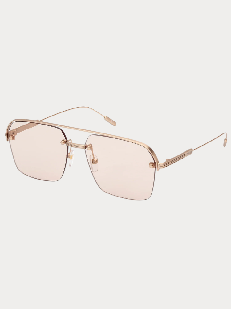 ΓΥΑΛΙΑ ΗΛΙΟΥ ERMENEGILDO ZEGNA MATTE SANDBLASTED ROSE GOLD