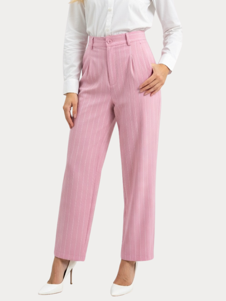 ΠΑΝΤΕΛΟΝΙ NEW AGE AA.3012.1 OLIVIA RIGA 92%POL-4%VSC-45EL PINK STRIPE