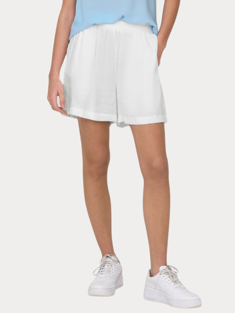 SHORTS ONLY ONLIRIS MODAL HW SHORTS  WVN WHITE