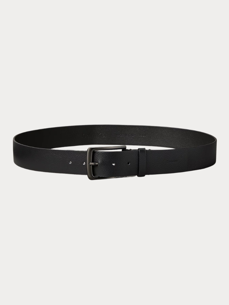 ΖΩΝΗ LEATHER CALVIN KLEIN WARMTH BUCKLE BLACK