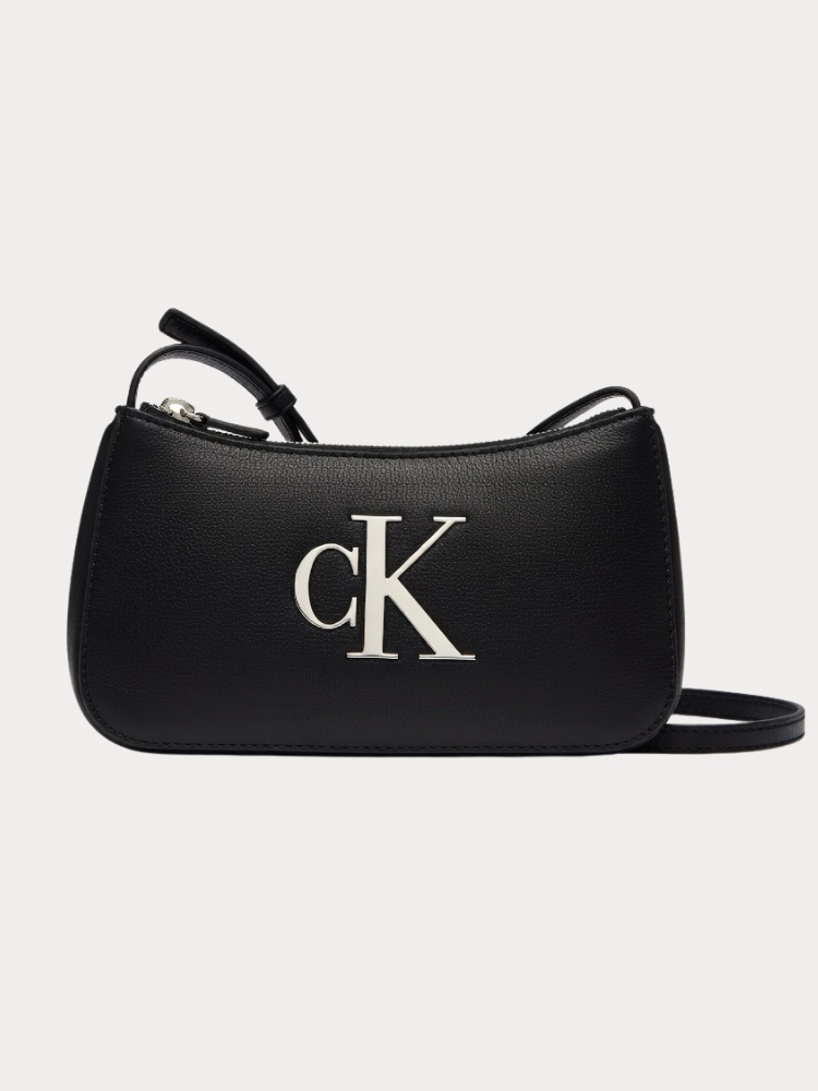 ΤΣΑΝΤΑ CALVIN KLEIN BOLD CK MINI LOGO BLACK