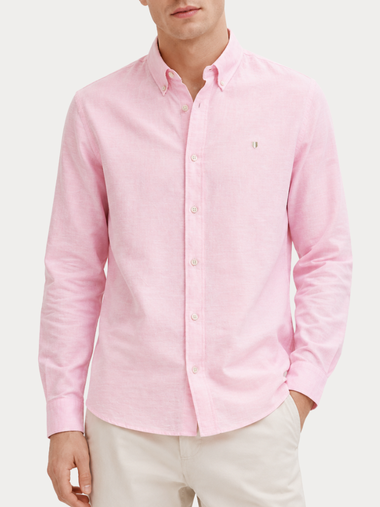 ΠΟΥΚΑΜΙΣΟ JACK&JONES JJEPREMIUM SHIRT LS CANDY PINK