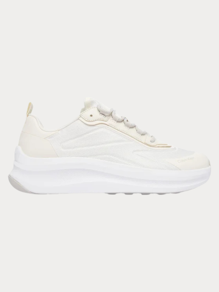 SNEAKER CALVIN KLEIN CHUNKY RUNNER LACEUP HF BLST N BRIGHT WHITE/MARSHMALLOW