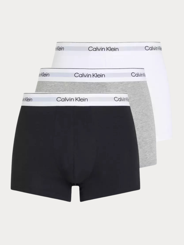 ΕΣΩΡΟΥΧΑ 3ΤΕΜ. CALVIN KLEIN TRUNK GREY HEATHER WHITE BLACK