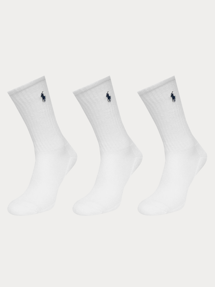 SOCKS 3PACK POLO RALPH LAUREN WHITE