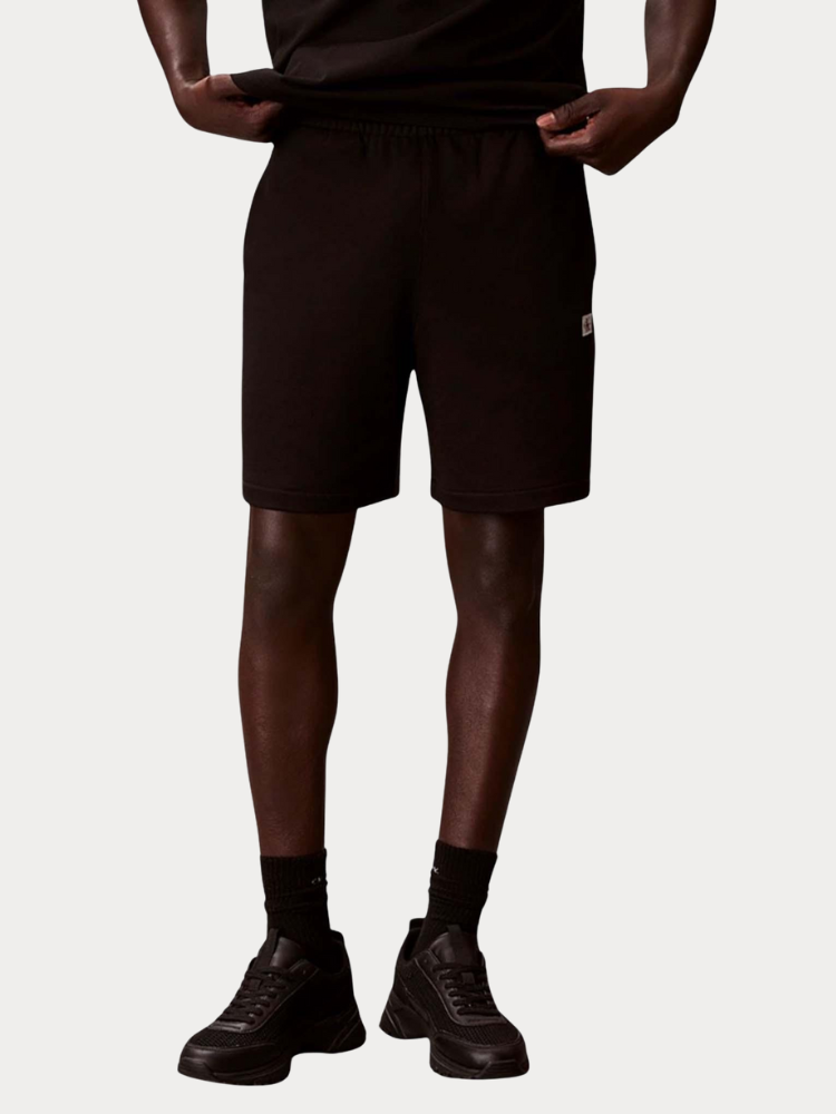 ΒΕΡΜΟΥΔΑ CALVIN KLEIN EU 350TERRY BADGE SHORT BLACK