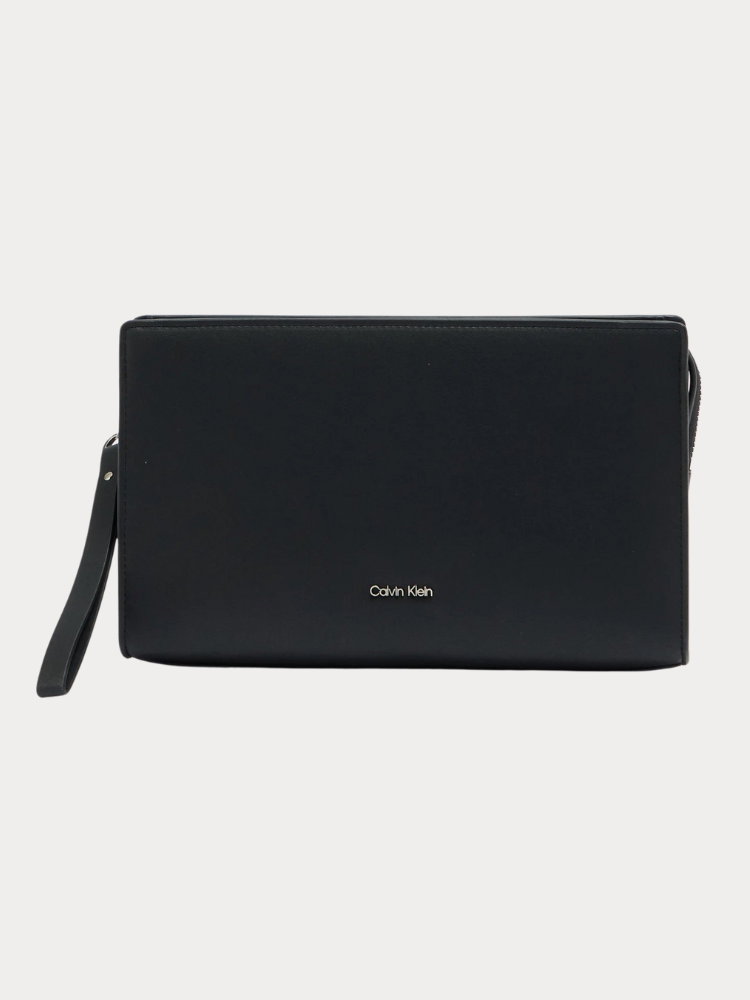 ΤΣΑΝΤΑ CALVIN KLEIN RAISED POUCH BLACK