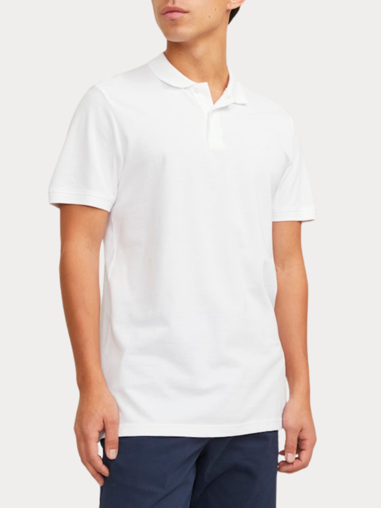 ΠΟΛΟ JACK & JONES JJEBASIC WHITE
